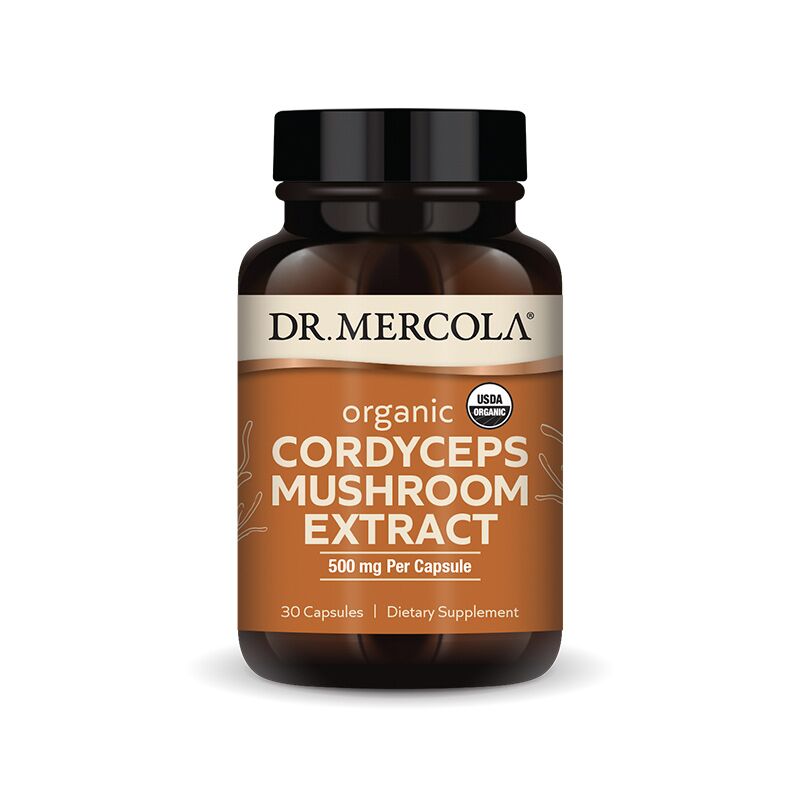 Dr. Mercola - Organic Cordyceps Mushroom Extract - 30 kapsler
